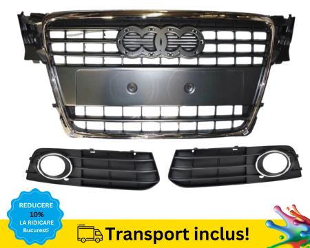 Grile Bara fata Audi A4 B8 2007-2011 Gri Antrazit