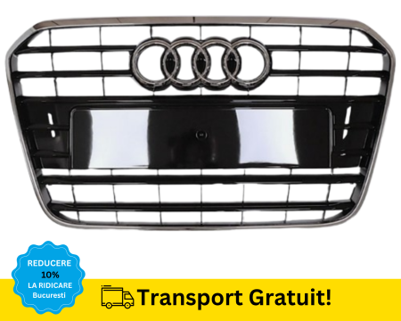 A6 C7 2010-2017 - Grila Radiator Bara fata Audi A6 C7 4G 2010-2014 Originala