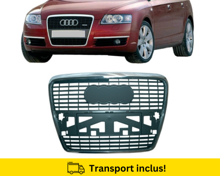 A6 C6 2003-2010 - Grila Radiator Bara fata Audi A6 C6 2004-2008 4F08536511QP