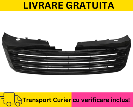 PASSAT B7 2010-2014 - Grila Radiator fara emblema fata VW Passat B7 2010-2014 Negru lucios