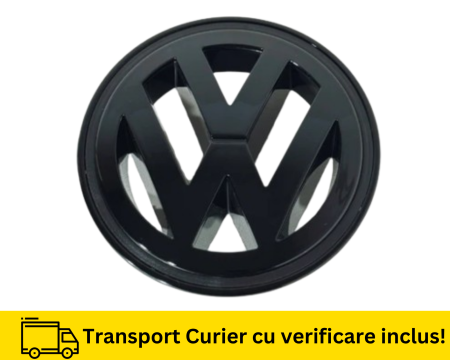 PASSAT CC 2008-2017 - Emblema grila radiator VW Passat B6 2005-2010 150mm Negru lucios