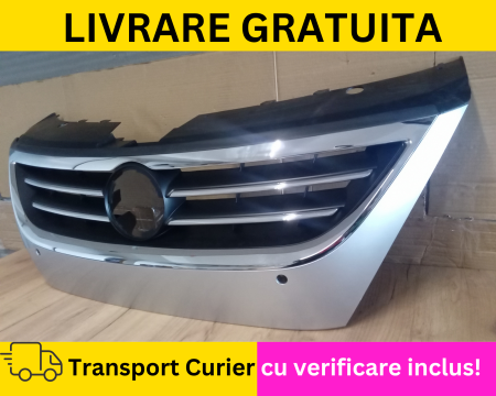 Grila radiator fata Volkswagen Passat CC 357 2008-2012 cu senzori Gri LA7W [1]