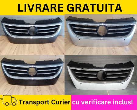 PASSAT CC 2008-2017 - Grila radiator fata VOPSITA Negru Maro Alb Gri Albastru Volkswagen Passat CC 357 2008-2012 cu senzori