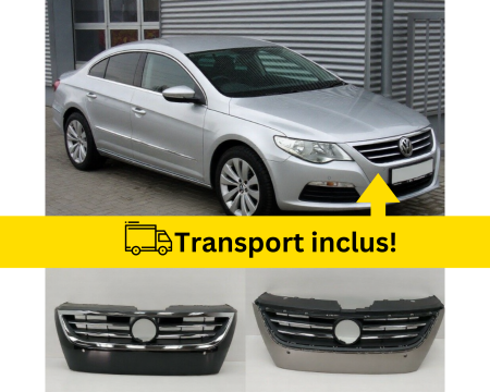 PASSAT CC 2008-2017 - Grila Radiator Masca VW Passat CC 2008-2012 Negru Gri Albastru Alb Maro vopsita la culoarea masini