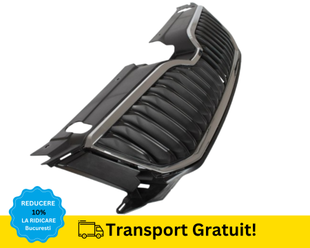 Grila Radiator Skoda OCTAVIA III 3 2013-2017 Bandou Cromat [1]
