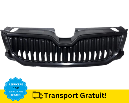 OCTAVIA 3 2013-2016 - Grila Radiator Skoda OCTAVIA III 3 2013-2017 Bandou Negru