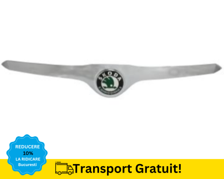 SKODA - Bandou Grila Radiator Skoda SUPERB II 2 2008-2012 CU Emblema inclusa