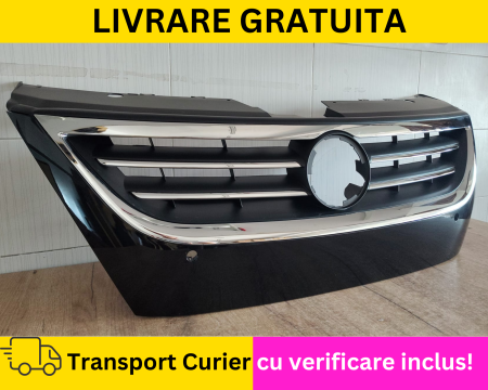Grila radiator Volkswagen Passat CC 357 VOPSITA Negru LC9X,Gauri senzori parcare 2008-2012 [2]