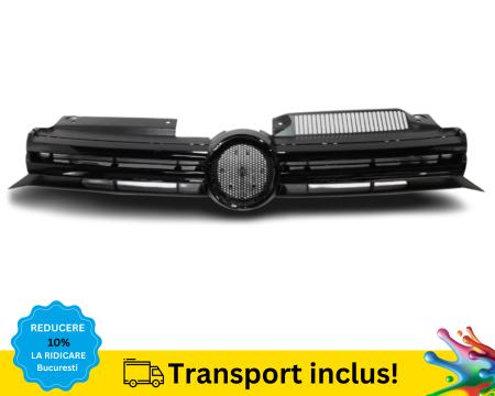 GOLF 6 VI VARIANT - Grila radiator VW Golf 6 VI 2008-2012 Negru lucios