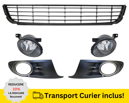 GOLF 6 VI 2008-2012 - Grile Bara fata cu proiectoare ceata VW Golf 6 VI 2008-2012 VARIANT COMBI