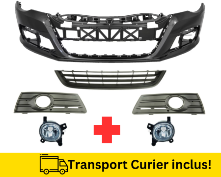 Bara Grile fata cu proiectoare ceata VW Passat CC 2008-2012 Maro LC8Z la culoare VOPSITA