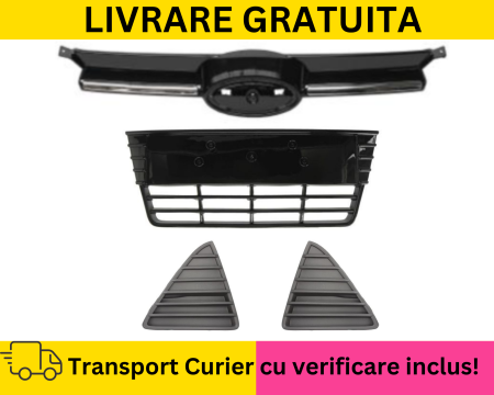 FOCUS MK3 2012-2017 - Grile Radiator + Bara fata Ford Focus MK-3 2012-2015