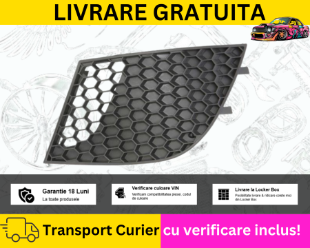 SEAT - Grila stanga Bara fata Seat Ibiza Cordoba 6L Facelift 2006-2008