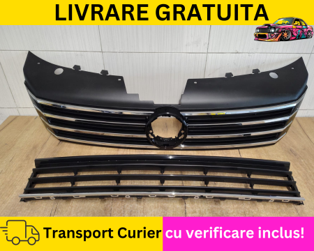 PASSAT B7 2010-2014 - Grile Radiator + Bara fata VW Passat B7 2010-2014