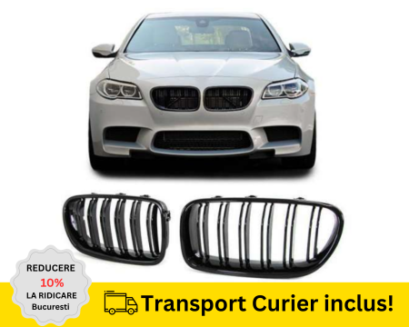 SERIA 5 F10 F11 2010-2017 - Grile Bara fata M nari duble BMW Seria 5 F10 F11 2010-2017