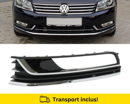 PASSAT B7 2010-2014 - Grila proiector ceata VW Passat B7 2010-2014 Highline Stanga