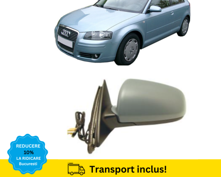 A3 8P 2003-2012 - Oglinda exterior Audi A3 8P 2003-2008 + Sportback Stanga