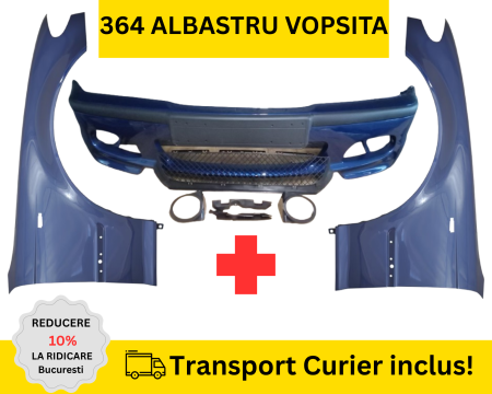 SERIA 3 E46 1998-2005 - Pachet Bara, Aripi fata M-Tech BMW Seria 3 E46 Sedan Touring FSL 2001-2005 364 ALBASTRU la culoare VOPSITA