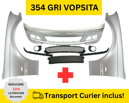 Pachet Bara, Aripi fata M-Tech BMW Seria 3 E46 Sedan Touring NFL 1998-2001 354 GRI la culoare VOPSITA