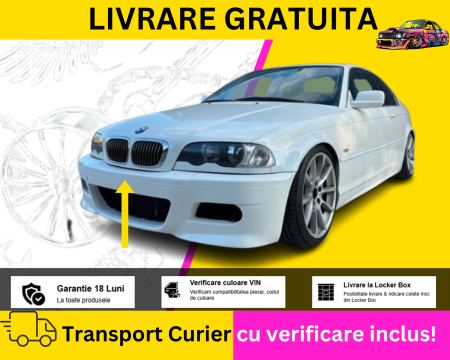 SERIA 3 E46 COUPE CABRIO - Bara fata M Tech Alba 300 BMW Seria 3 E46 Coupe Cabrio 1998-2006 VOPSITA TU Alegi culoarea