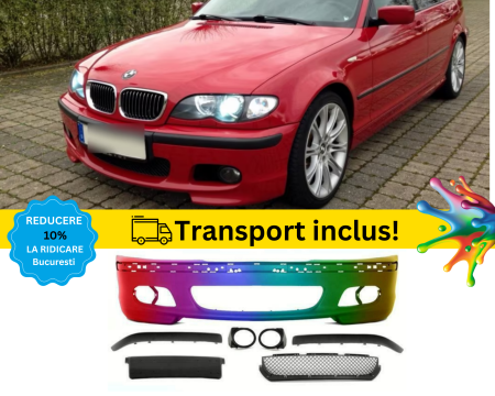 SERIA 3 E46 1998-2005 - Bara fata M-Tech BMW Seria 3 E46 Sedan Touring FSL 2001-2005 Rosu vopsita