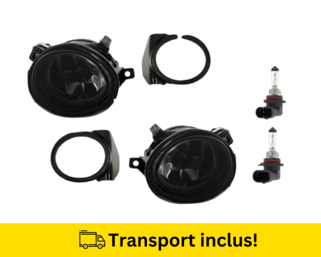 SERIA 5 E39 1996-2003 - Proiectoare ceata Bara M BMW E46 1998-2006 HB3 Fumuriu