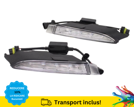 VOLKSWAGEN - Proiectoare lumini de zi LED VW Golf 6 VI R-LOOK 2008-2012