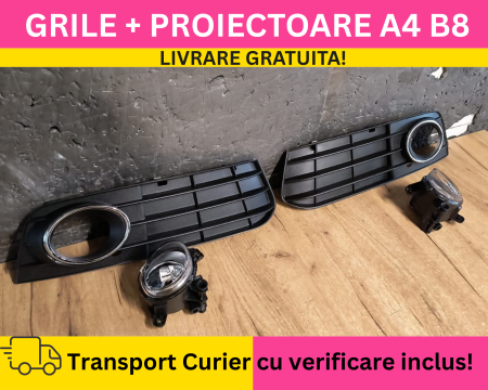 Grile + Proiector ceata Audi A4 B8 2007-2011 [2]