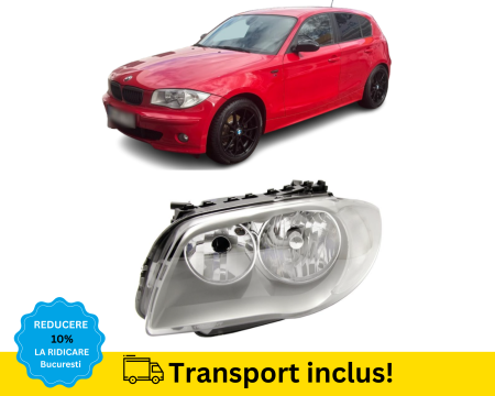 SERIA 1 E81 E82 E87 E88 - Far BMW Seria 1 E81 E87 2004-2007 NFL H7 H7 Stanga