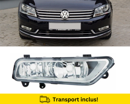 PASSAT B7 2010-2014 - Proiector ceata VW Passat B7 2010-2014 Dreapta fara lumina de curba