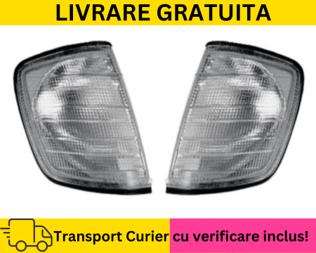 E-CLASS W124 1985-1995 - Semnalizari aripa fata Alb Mercedes E-CLASS W124 1985-1995