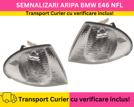 BMW - Semnalizari Aripa fata BMW E46 NFL 1998-2001 Alb