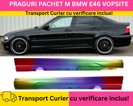 BMW - Praguri VOPSITE Negru Gri Albastru Alb Verde BMW Seria 3 E46 1998-2005 Sedan Combi Pachet M