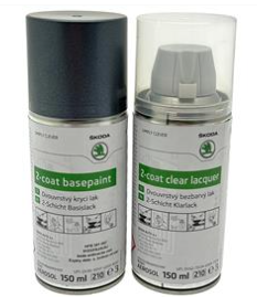 PRODUSE INTRETINERE - Set Spray vopsea, Lac clar Skoda Gri Antrazit F8J