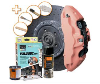 PRODUSE INTRETINERE - Set Vopsea pentru etrier frana Roz FOLIATEC