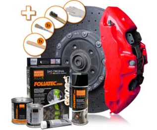 PRODUSE INTRETINERE - Set Vopsea pentru etrier frana Rosu FOLIATEC