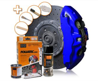 PRODUSE INTRETINERE - Set Vopsea pentru etrier frana Albastru RS FOLIATEC