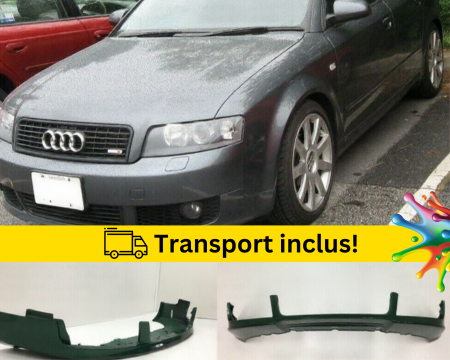 A4 B6 2000-2004 - Spoiler Bara fata Audi A4 B6 S-LINE 2000-2004 Negru Gri Albastru Alb Rosu Verde vopsita la culoarea masini 