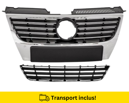 PASSAT B6 2005-2010 - Grila Radiator + Grila Bara fata VW Passat B6 2005-2010