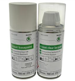 PRODUSE INTRETINERE - Set Spray vopsea, Lac clar Alb Skoda Volkswagen F9E LB9A Candy