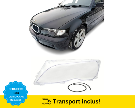 BMW - Sticla far BMW E46 FSL 2001-2005 Stanga