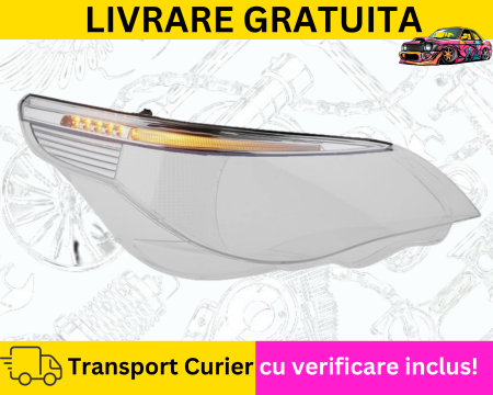 SERIA 5 E60 E61 2003-2010 - Sticla far dreapta Xenon BMW Seria 5 E60 E61 NFL Non facelift 2003-2007