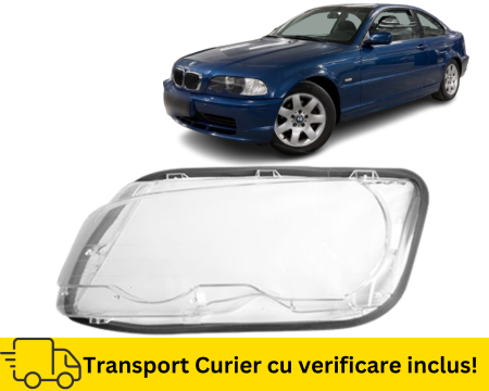 SERIA 3 E46 COUPE CABRIO - Sticla far cu garnitura stanga BMW E46 Coupe Cabrio NFL 1998-2003
