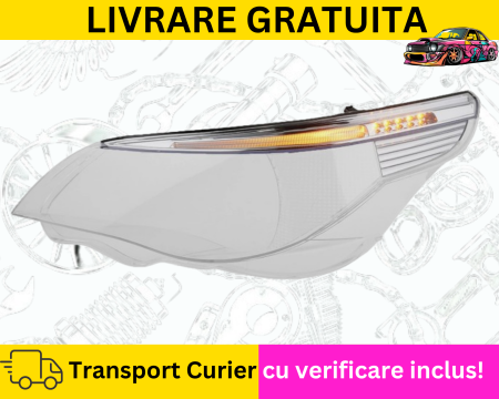 SERIA 5 E60 E61 2003-2010 - Sticla far stanga Xenon BMW Seria 5 E60 E61 NFL Non facelift 2003-2007