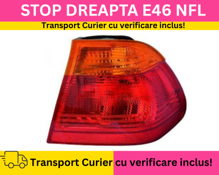 BMW - Stop lampa dreapta BMW Seria 3 E46 NFL Sedan 1998-2001 Semnal portocaliu
