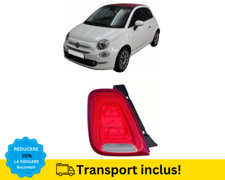 FIAT - Stop spate Fiat 500 + Cabrio 2015-2020 Stanga