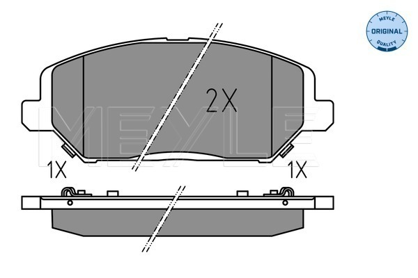 set placute frana,frana disc [2]