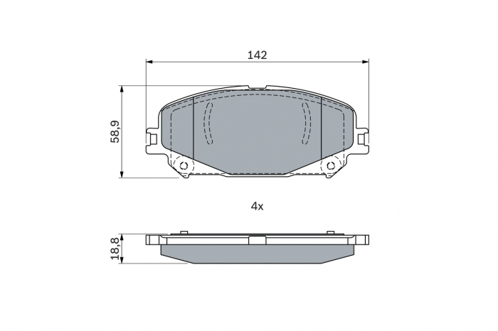 set placute frana,frana disc [2]