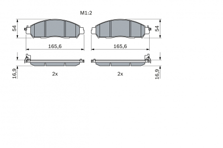 DS - set placute frana,frana disc