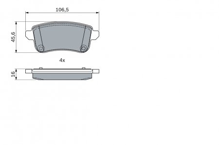 set placute frana,frana disc [1]